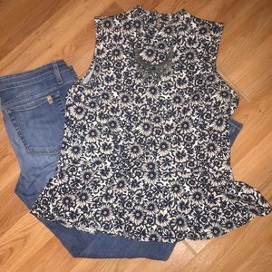 Banana Republic peplum Blouse